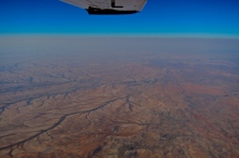 Air shoot Namibia desert.